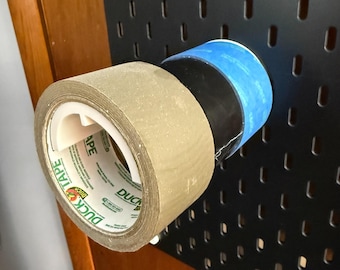 Dérouleur de ruban adhésif 3 rouleaux pour Skadis Ikea : organiseur mural en PLA