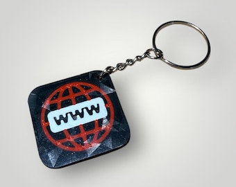 Porte-clés de site Web NFC : appuyez pour ouvrir n'importe quel site Web | Balise URL personnalisée NFC | Carte de visite numérique