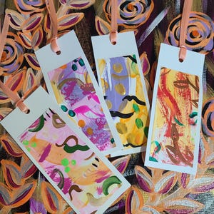 Halloween Painted Bookmarks (Set of 4)