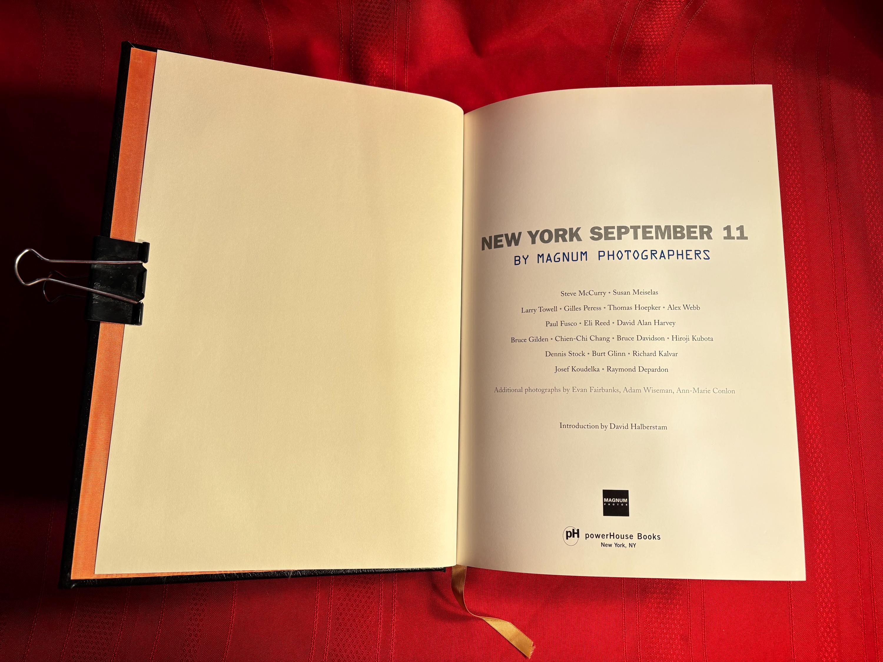 New York September 11, by Magnum Photographers, First Edition