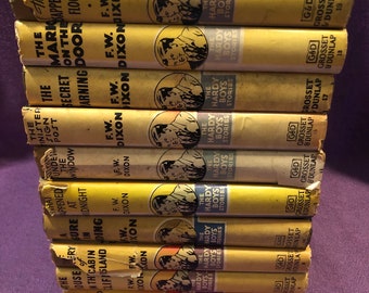 The Hardy Boys, Pick a Book, Franklin W. Dixon, Hardcover, Mystery Novels, Vintage, 1920s & 1930s