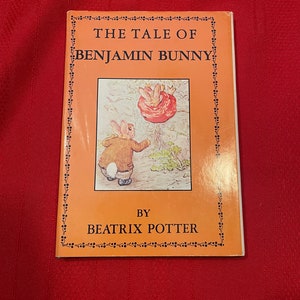 El cuento de Benjamin Bunny, de Beatrix Potter, libro de tapa dura, década de 1970, autora de &quot;El cuento de Peter Rabbit&quot;