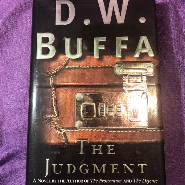 The Judgment, by D. W. Buffa, First Edition Hardcover Book, 2001