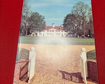 Mount Vernon, manual ilustrado, libro de bolsillo, 1974, efímera