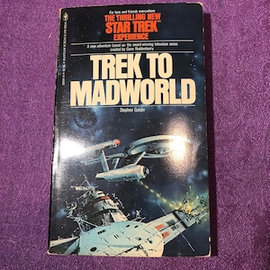A Star Trek Novel, Trek to Madworld, by Stephen Goldin, Paperback Book, 1979