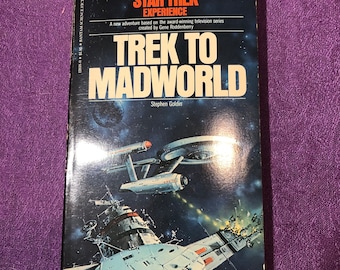 A Star Trek Novel, Trek to Madworld, by Stephen Goldin, Paperback Book, 1979