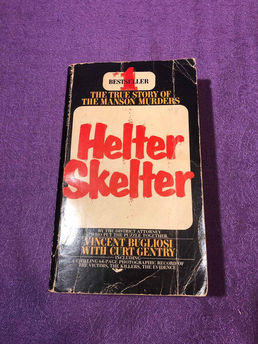 Helter Skelter, by Vincent Bugliosi With Curt Gentry, Vintage Paperback ...