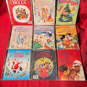 Little Golden Books, scegline uno per dieci dollari, Vintage, Libri per bambini, Libri illustrati, Libri da collezione