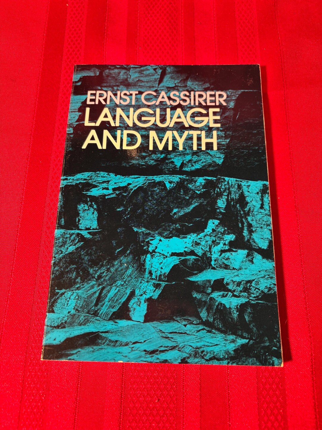 Language and Myth, by Ernst Cassirer, Paperback Book, Reprint From 1953, Studien Der Bibliothek ...