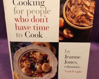 Gesundes Kochen für Menschen, die keine Zeit zum Kochen haben, von Jeanne Jones, Hardcover-Buch, 1997