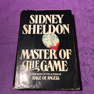 Master of the Game, by Sidney Sheldon, First Edition, Hardcover Book, 1982