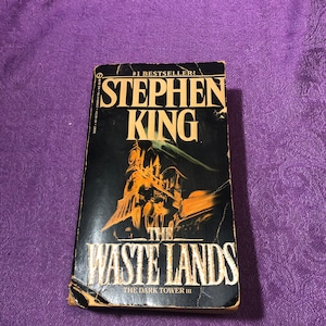 The Waste Lands, The Dark Tower III, by Stephen King, First Edition, Paperback Book, 1993