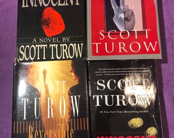 Scott Turow Book Bundle, Presumed Innocent, The Laws of Our Fathers, Reversible Errors, Innocent,