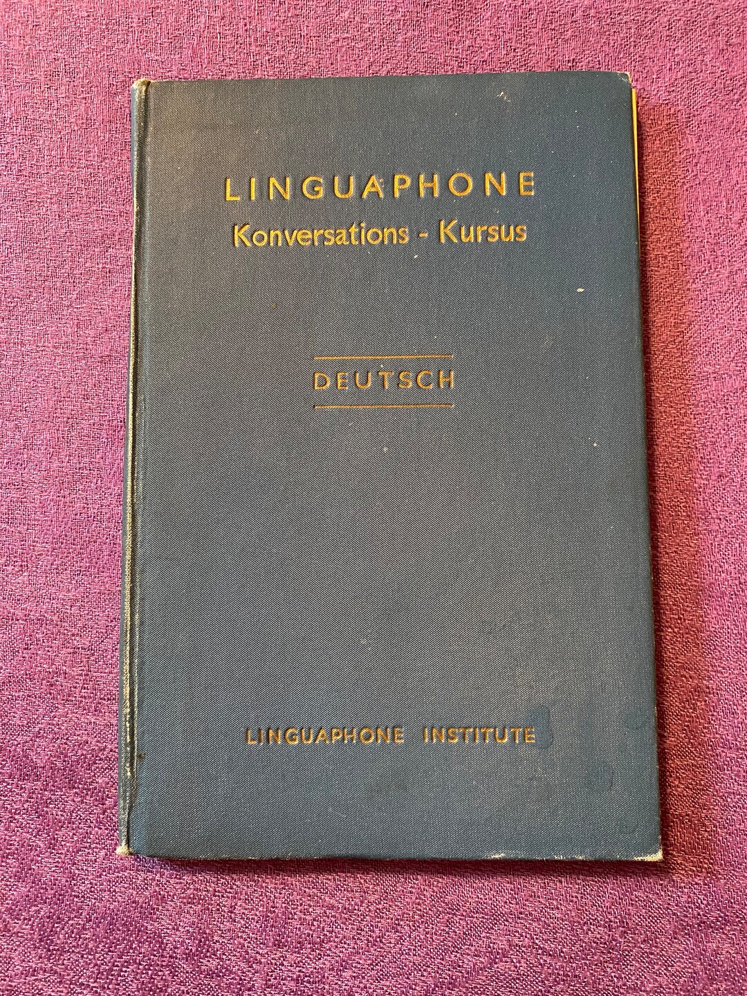 Linguaphone, Konversations Kursus, Duetsch, Hardcover Book, No