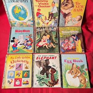 Little Golden Books, Pick One For Ten Dollars, Vintage, Children&#39;s Books, Picture Books,