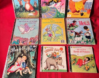 Little Golden Books, Pick One For Ten Dollars, Vintage, Children&#39;s Books, Picture Books, Collectible Books