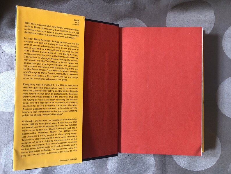 The Year That Rocked the World, 1968, by Mark Kurlansky, First Edition ...