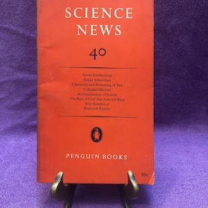 Science News, #40, First Edition Paperback Book, 1956