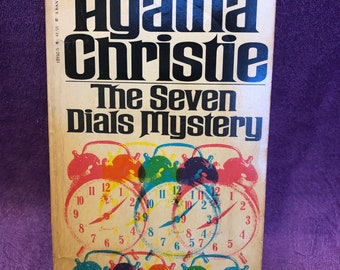 Agatha Christie, The Seven Dials Mystery, Vintage Paperback Book, 1978