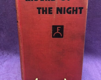 Riders of the Night, A Novel of Cattle-Land, by Eugene Cunningham, Hardcover Book, 1932