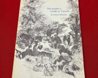Guía privilegiada de Toronto, de Glenn McInnes, libro de bolsillo, 1977