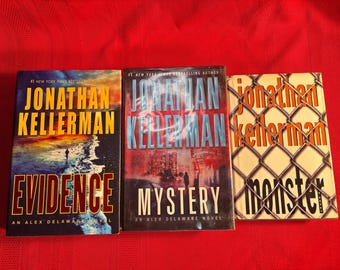 Lot Jonathan Kellerman, Mystery, Monster and Evidence, Livres reliés