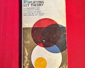 Simplifying Set Theory, A Programmed Text, by Robert W. Marks, Paperback Book, 1966