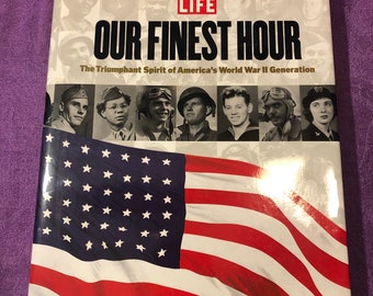 Nosso melhor momento, o espírito triunfante da geração americana da 2ª Guerra Mundial com uma introdução de Bob Greene, primeira edição do livro de capa dura