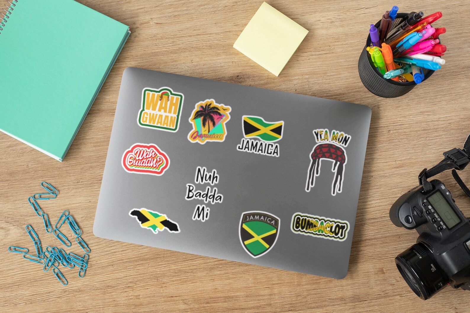 Jamaican Stickers for Tumblers, Laptops, Tablets Vinyl Sticker, Die Cut