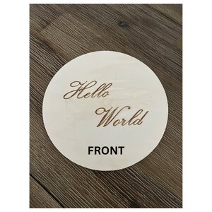 Baby Name Sign, Hospital Name Sign, Baby Announcement Sign