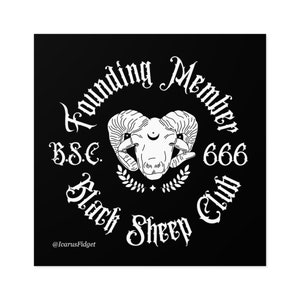 Black Sheep Club - Sticker