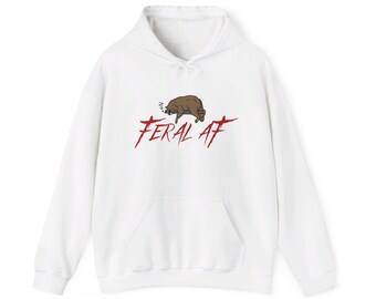 Feral AF! Raccoon Hoodie