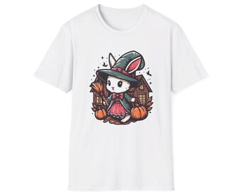 Cottage core Bunny Witch T-Shirt