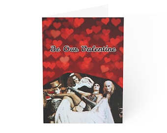 Valentine's card, Rocky Poly Horror (1, 10, 30, and 50pcs)