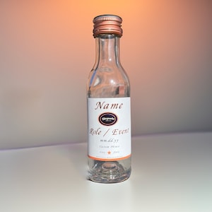 Custom Tito&#39;s Vodka 50ml Shooter Bottle Labels | Perfect for Special Occasions | Personalized Mini Liquor Labels | Laughable Labels