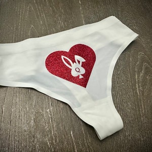 SnowBunny BBC Only Thong for Valentines Day - Hotwife Queen of Spades Panties