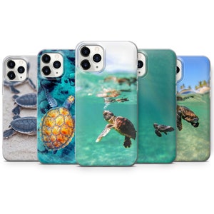 Sea Turtle Phone Case Ocean Cover for iPhone  15 14 13 12 11 X Samsung A13 S22 A73 A53 Huawei P30 Pixel 8 7 6 6 Pro OnePlus 9