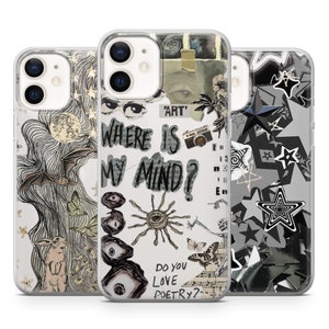 Mood Board Weird Phone Case Art Collage Y2k Stars Cover for iPhone  14 13 12 11 X 8 Samsung A13 S22 A73 A53 Huawei P40 P50 Pixel 7 6 6 Pro