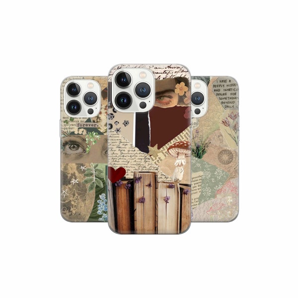 Literature Phone Case Page Cover for iPhone 15 14 13 12, Samsung S23 S22 A74 A54 A14, Pixel 8 Pro 7A