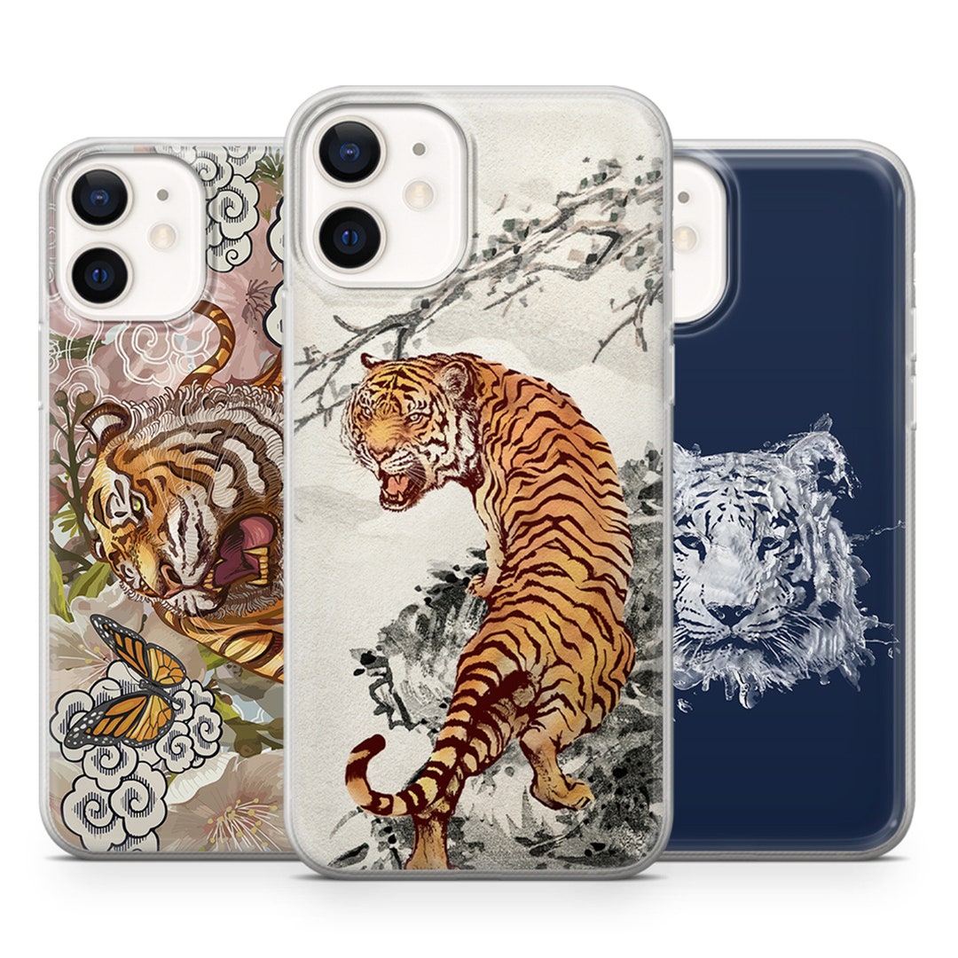 Wild Tiger Phone Case Tigers Cover for iPhone 16 15 14 13 12 11 8