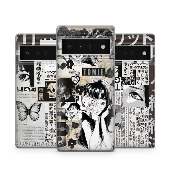 Anime Phone Case Horror Manga Cover for Google Pixel 7 7 Pro 6 6 Pro 6A 5 4 3 XL  iPhone 15 14 13 12 11 Samsung A13 S22 A73 A53