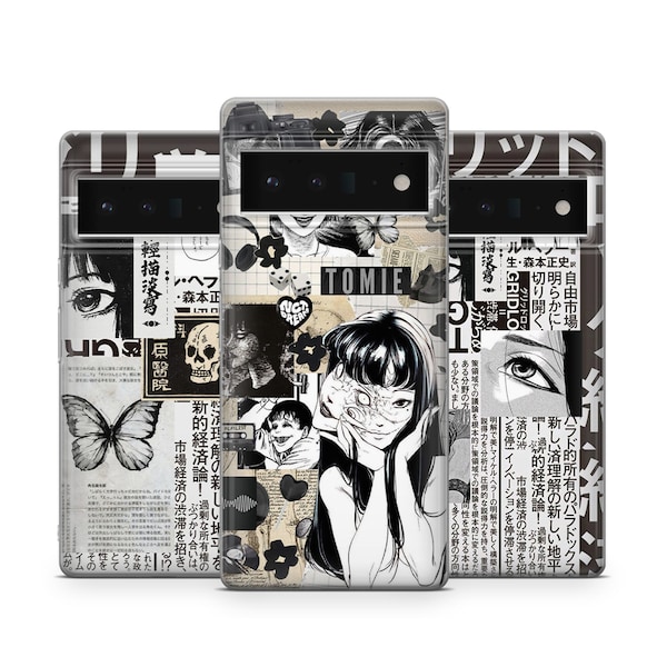 Coque de téléphone Anime horreur Manga, pour Google Pixel 7 7 Pro 6 6 Pro 6A 5 4 3 XL iPhone 15 14 13 12 11 Samsung A13 S22 A73 A53