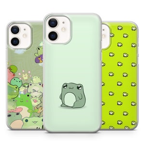 Frog Phone Case Cute Frogs Cover for iPhone 15 14 13 12 11 X 8 Samsung A13 S22 A73 A53 Huawei P40 P50 Pixel 8 7 6 6 Pro OnePlus 9