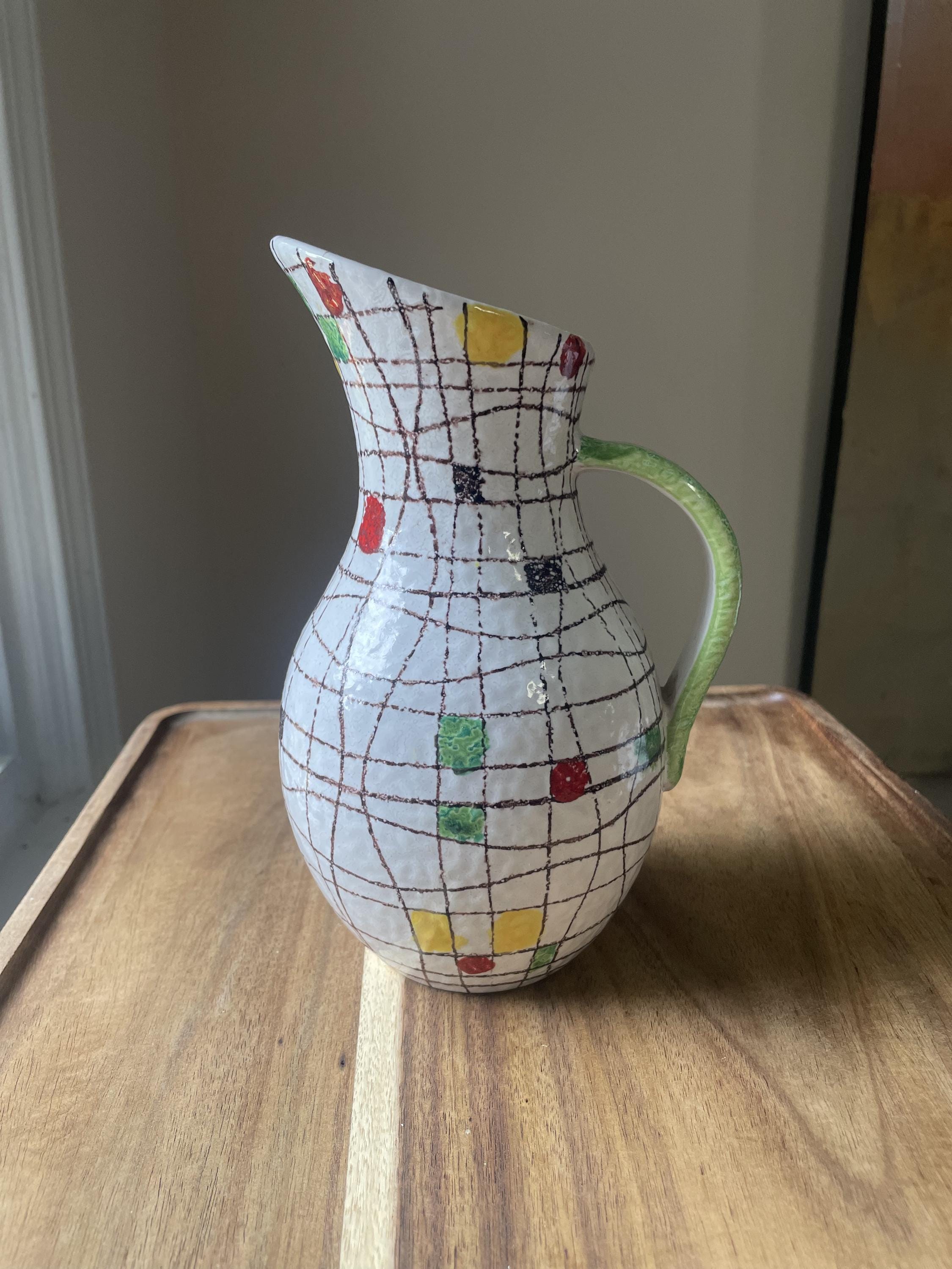 Bitossi Pottery Pitcher - Etsy