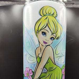 Personalized Tinkerbell 20 oz Tumbler Custom Girls Trip Cup with Affirmations Insulated and Stylish Customized Mug image 1