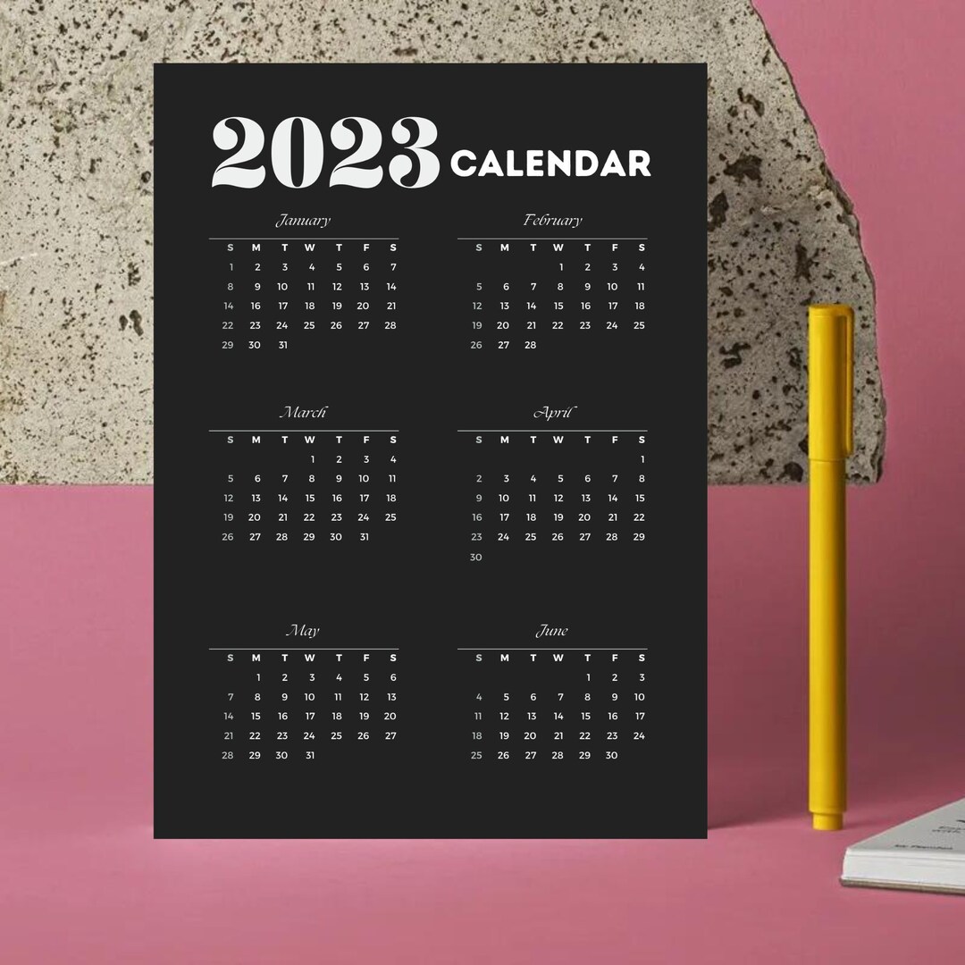 Printable Calendar 2023 Saturday Start