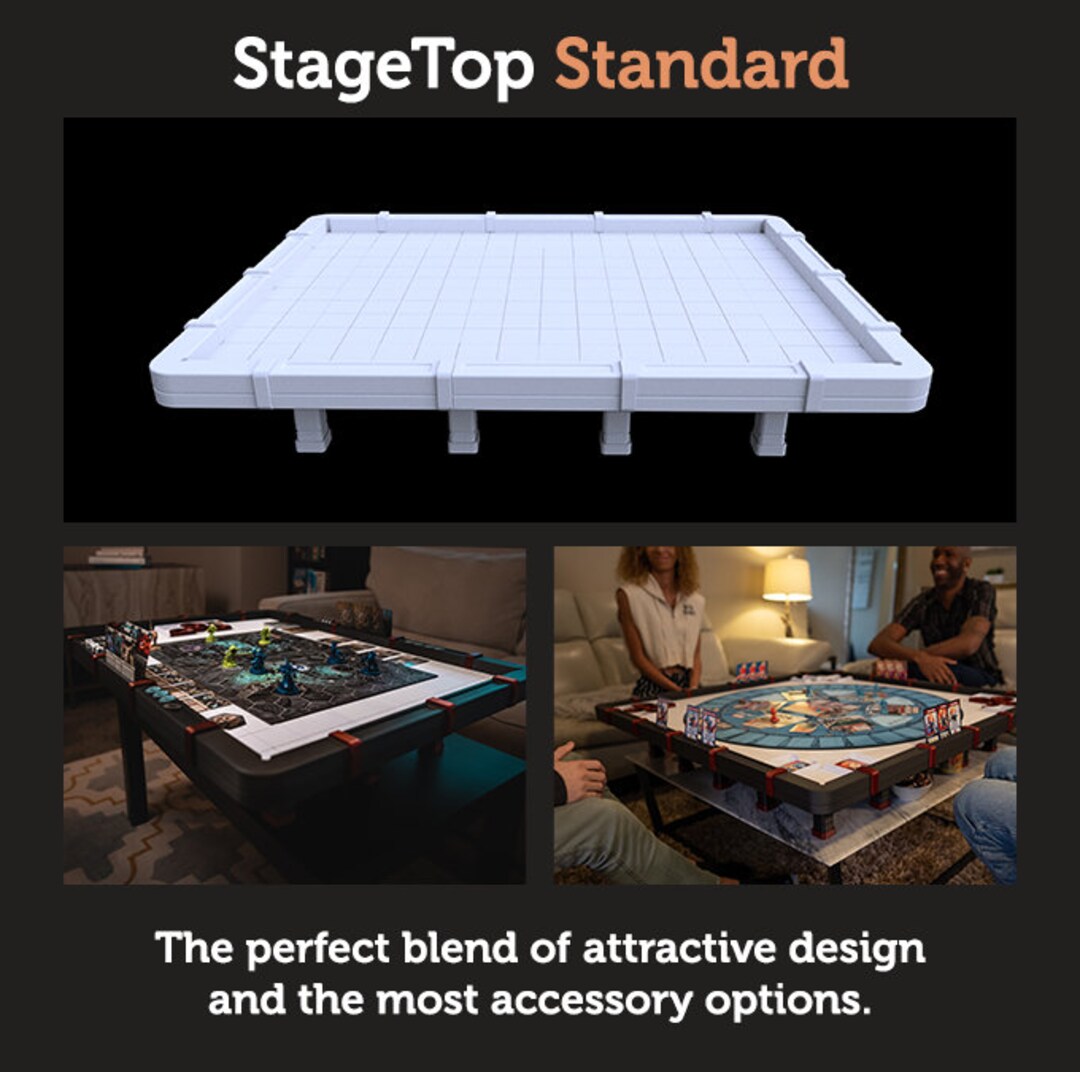 Stagetop Modular Gaming Table Standard Design 24 X 32 Inches Includes
