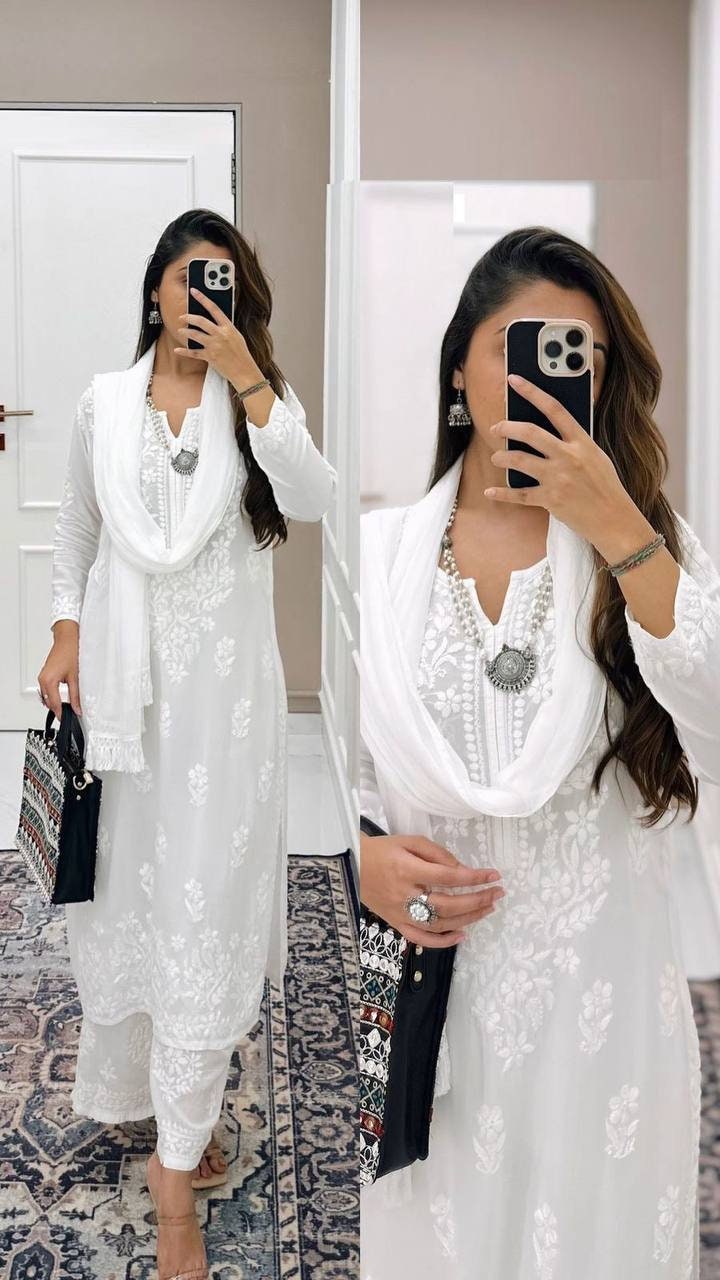 Rs.850/- free shipping. Message on whatsapp +917205584397 *Cotton Kurti  with Pant and Dupatta Set* Size - As mentioned on photo Rate 3XL… |  Instagram