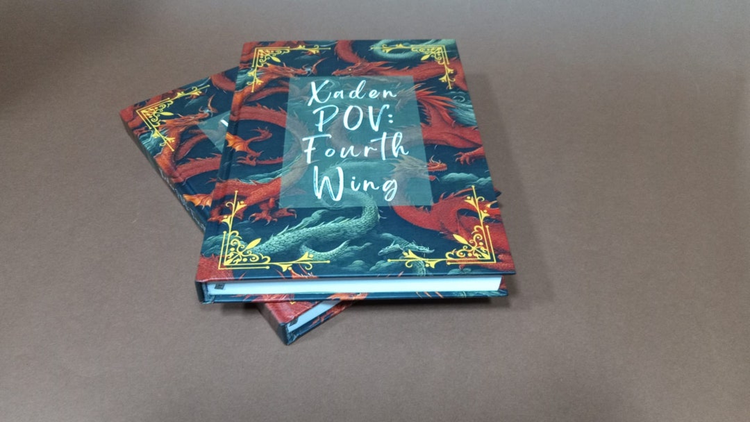 Xaden Poverties: Fourth Wing by Belle_beebee Luxurious Hardback Edition