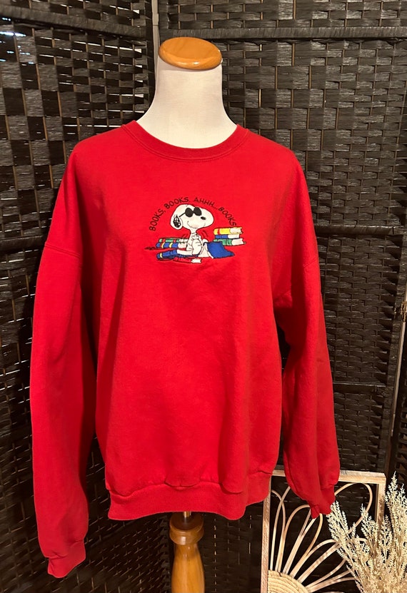 Vintage Unisex Snoopy Crewneck Sweatshirt Size XL 